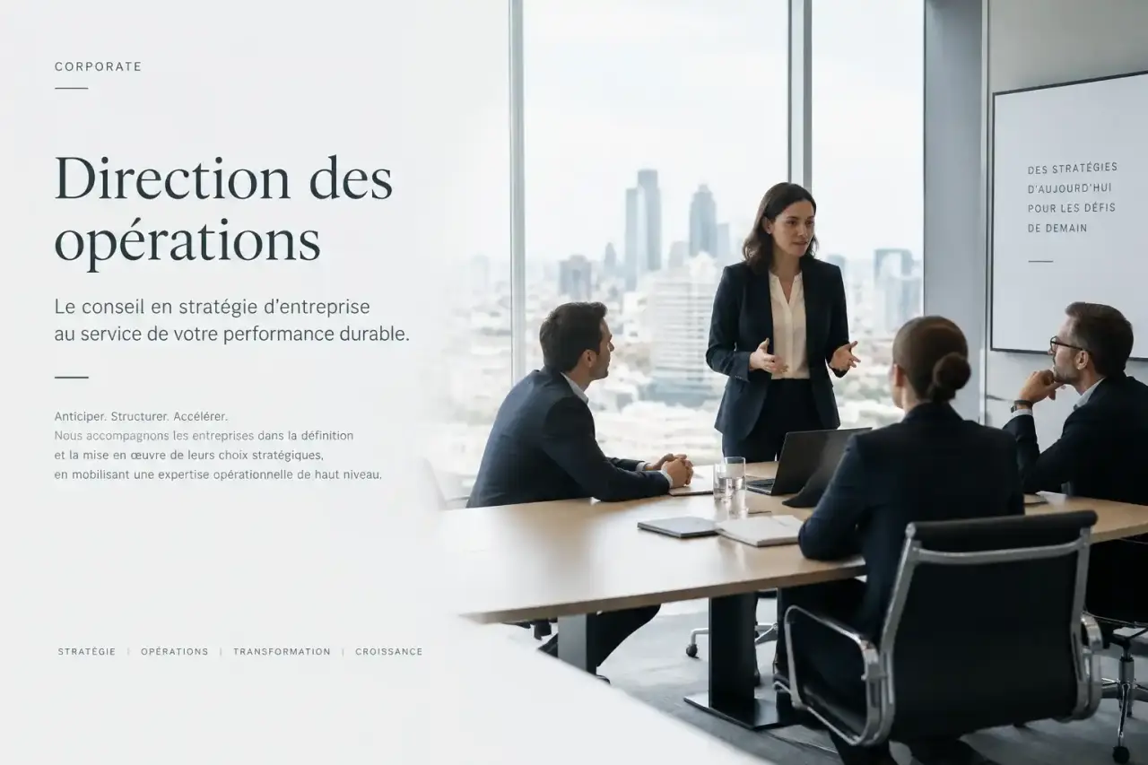 direction des opérations