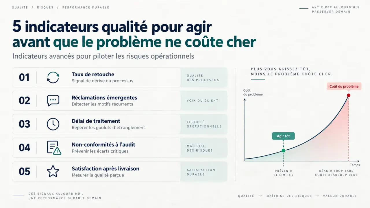 5 exemples d’indicateurs qualité pour agir avant que le problème ne coûte cher
